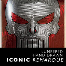 Load image into Gallery viewer, *Daredevil &amp; Punisher #5, ICONIC REMARQUE (Numbered with Certificate of Authenticity) JTC EXCLUSIVE | Punisher Tone ICONIC REMARQUE variant edition RED

