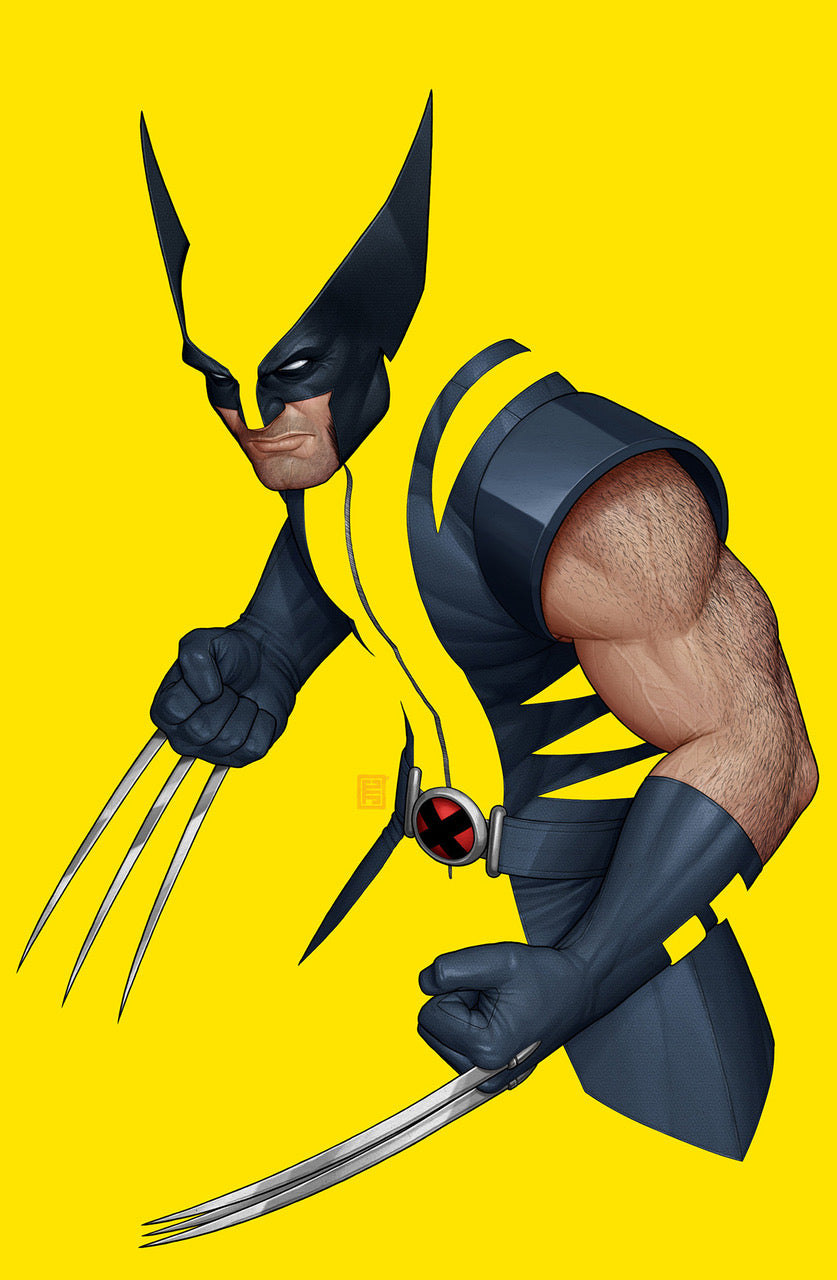 WOLVERINE #1 ダイカットヴァリアント アメコミリーフ WOLVERINE Negative Space Print 11”x17” – John Tyler Christopher